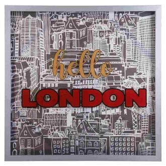 Wanderlust Deco Wanderlust Deco - Cuadro De Canvas Doble Impreso Con Marco 80x80x4