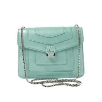 Bulgari Pre-owned Cross Body Bags, female, Green, Size: ONE SIZE Pre-owned Serpenti Forever
