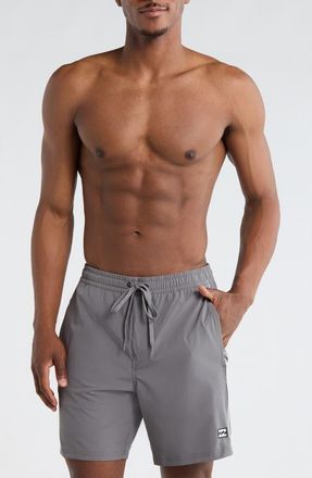 Billabong Afterburner Volley Swim Trunks in Pewter at Nordstrom Rack, Size X-Large