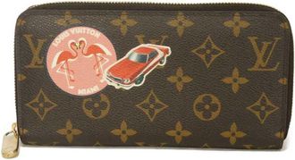 Louis Vuitton Brown Cerise Long Wallet (Bi-Fold) (Pre-Owned)