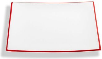 Gmundner Keramik Gmundner Keramik - Gmundner Cer&aacute;mica Borde Rojo Rub&iacute;, Plato Trend (26x26cm)