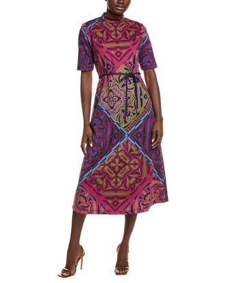 Anne Klein Tie Waist Midi Dress