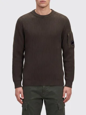 C.P. Company C. P. COMPANY Maglia girocollo in cotone con logo a contrasto