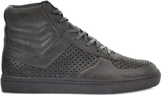 Pony Mercer leren high-top sneakers - Grijs