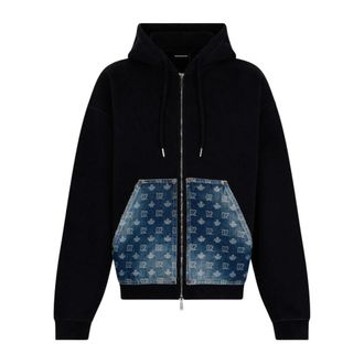 Dsquared2 Relaxed Fit Hoodie - Heren - Vesten met rits - Zwart - L - Hoodies & sweatvesten