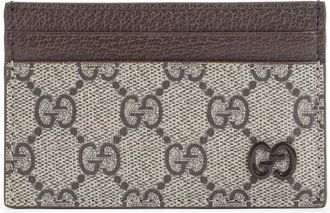 Gucci Ebony Gg Supreme Textile Wallet-Uomo