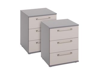 Schubiger M&ouml;bel Nachttisch Aline Set a 2 Stk