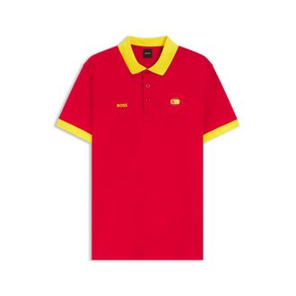 BOSS Paddy polo shirt with country flag