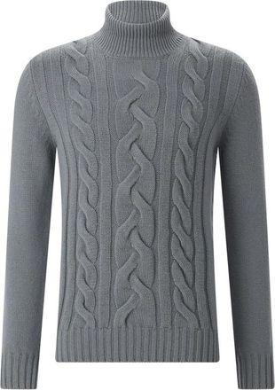 Gran Sasso Coltrui - Heren - Coltruien - Grijs - 2XL - Wol - Truien & Vesten