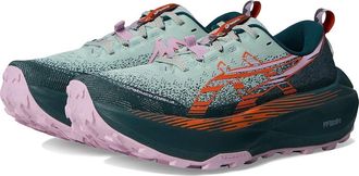 Asics Trabuco Max 4 Womens Running Shoes Cold Moss/Nova Orange : 7.5 B - Medium, Synthetic