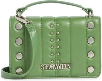 Steve Madden Studded Wallet on a Crossbody Strap in Wild Green at Nordstrom Rack