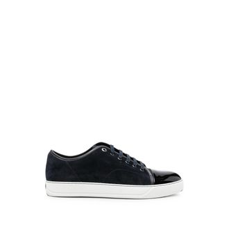 Lanvin DBB1 Patent-toe Suede Sneakers