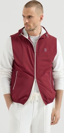 Brunello Cucinelli Vest in Cherry at Nordstrom, Size Xxx-Large Eu