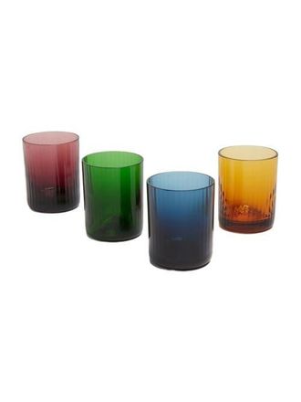La DoubleJ Liquor Glasses Set Of 4 in Rainbow Mix Multicolor at Nordstrom