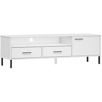 vidaXL Furniture Limited - Mueble De Tv Con Patas De Metal Oslo Madera