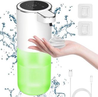 OEM Dispensador Autom&aacute;tico De Jab&oacute;n En Espuma Con Indicador De Bater&iacute;a, 400 Ml, Recargable Por Usb, C, Montaje En Pared, Cocina Y Uso En Hoteles