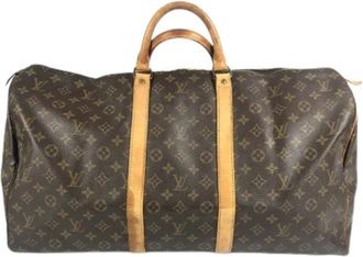 Louis Vuitton Pre-owned Boston Bag - unisex - Vintage Weekendtas - Bruin - ONE Size - Vintage