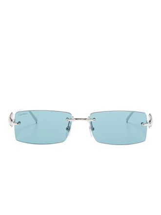 Cartier studded sunglasses - unisex - Metal - 57 - Silver
