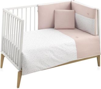 Cambrass Jgo 2 pcs.f.nordica cuna 60 rosa 100x140x3 cm