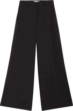 Ermanno Scervino Wijde broek - Dames - Wijde Broeken - Zwart - 2XS - Broeken
