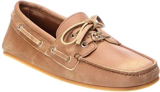 Gucci Gg Logo Leather Loafer