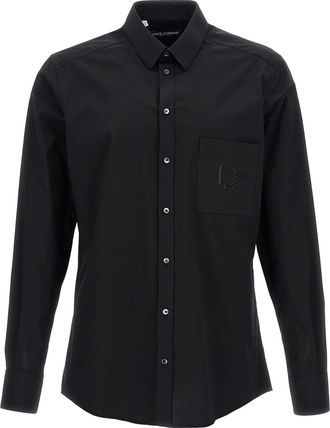 Dolce & Gabbana Logo Embroidery Shirt