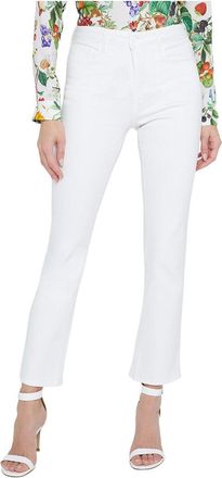 L'agence Tati Blanc Coated Bootcut Jean