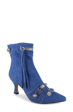 Zigi Soho Helga Waterproof Bootie in Dark Blue at Nordstrom, Size 11Us