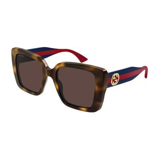 Gucci Gg1861S Sunglasses - female - Gucci - Sunglasses - Brown - 53 MM - Accessories