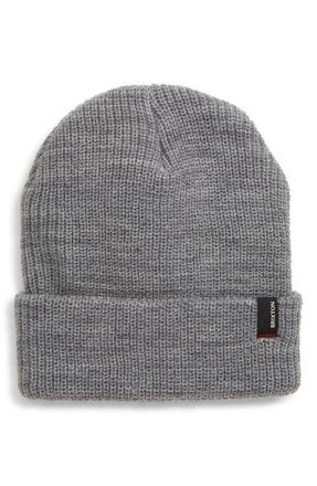 Brixton Heist Beanie in Light Heather Grey at Nordstrom