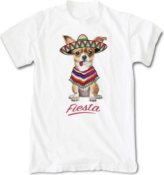 Riot Society Fiesta Dog Graphic T-Shirt in White at Nordstrom Rack, Size Xx-Large