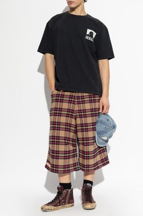 Rhude T-shirt With Logo, Mens, Black