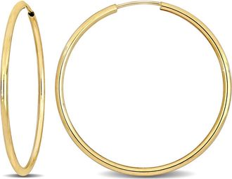 Delmar 14K Gold Hoop Earrings, 30mm at Nordstrom Rack