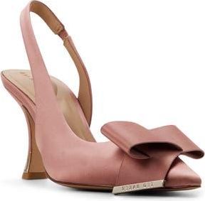 Ted Baker Lola Bow Half dOrsay Pump in Dark Rose at Nordstrom Rack, Size 9.5