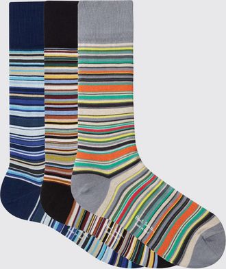 Paul Smith Set 3 paia di calze in cotone stretch
