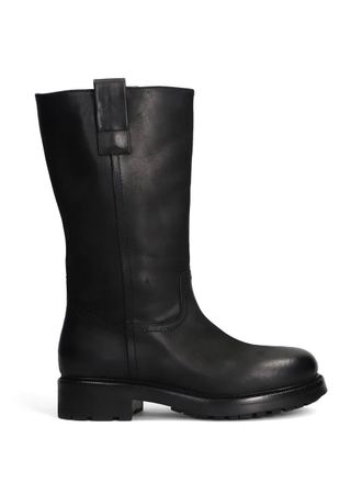 Strategia Boots Leather Black Boston