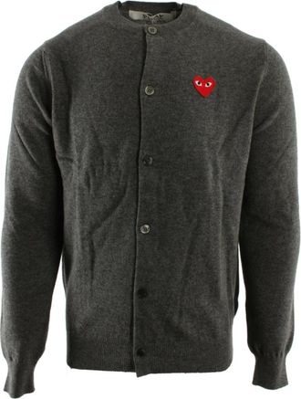 Comme Des Gar&ccedil;ons Play Vest - Heren - Vesten - Grijs - XL - Truien & Vesten