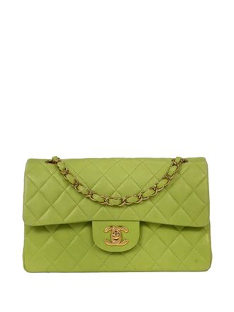 Chanel 2002 Double Flap schoudertas - Groen