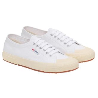 Superga Unisex 2390 Militaire Sportschoenen voor Volwassenen (Wit/ gebroken wit)