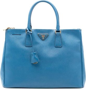 Prada Pre-owned Prada Large Saffiano Lux Galleria Double Zip Satchel Ladies YJ3QH5PD78BGTLOI