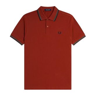 Fred Perry Uomo, Top, Rosso, XL, new