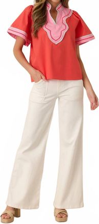 THML Clothing Dream Top In Orange