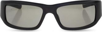 Jacquemus Rechthoekige zonnebril - unisex - Zonnebrillen - Zwart - ONE Size - Accessoires