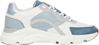 Marella High Sole Sneakers - Dames - Sneakers - Blauw - 39 EU - Leer - Schoenen