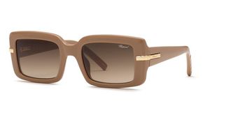 Chopard SCH413M 0NUD Mens Sunglasses Brown Size 53