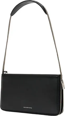 Alexander Wang Womens Siren Shoulder Bag Black Cowhide