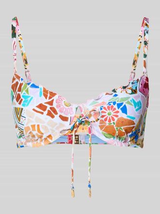 Seafolly Bikini-Oberteil im Allover-Look Modell BEACH BOH&Egrave;ME in Rosa, Gr&ouml;&szlig;e 44