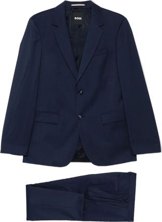 BOSS Completo in lana con chiusura a due bottoni - Blu