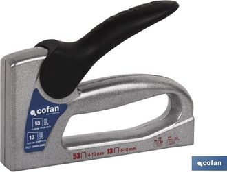 cofan Grapadora Manual Profi Duo 53-13/4 6 8 10mm, Grapadora Manual, Modelo Profesional D&uacute;o, Profesional Para Grapas N&ordm; 53 Y N&ordm; 13, Desde 4 Hasta 10 Mil&iacute;met