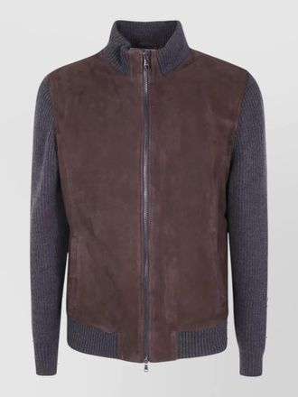 Barba leather jacket